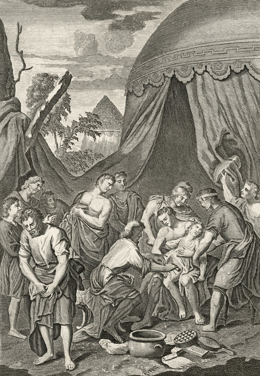 Obřízka Krista, 1762 od Gerard Hoet