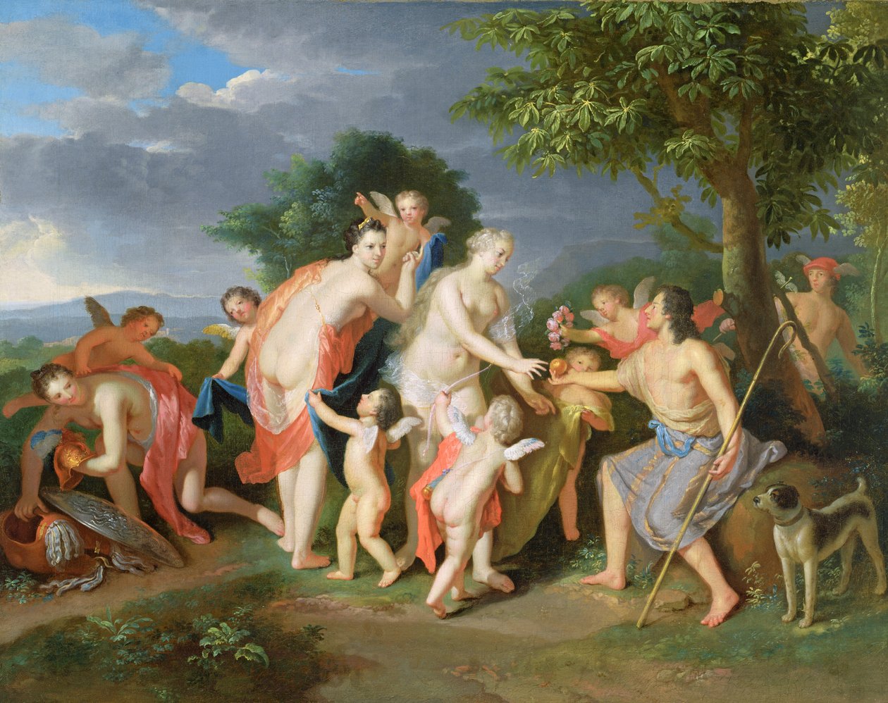 Pařížský soud od Gerard Hoet