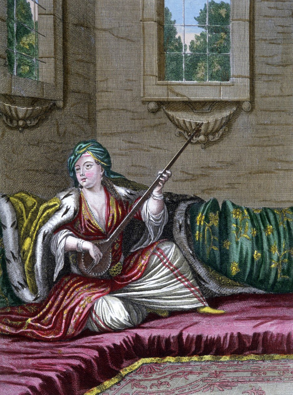 Turecká dáma od Gerard Jean Baptiste Scotin