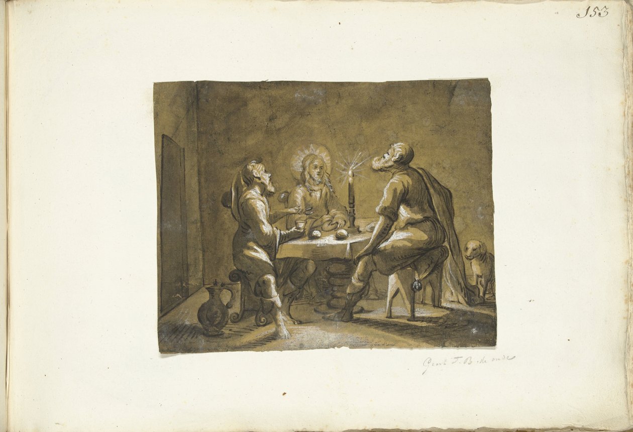 Jídlo v Emauzích od Gerard ter Borch (I)
