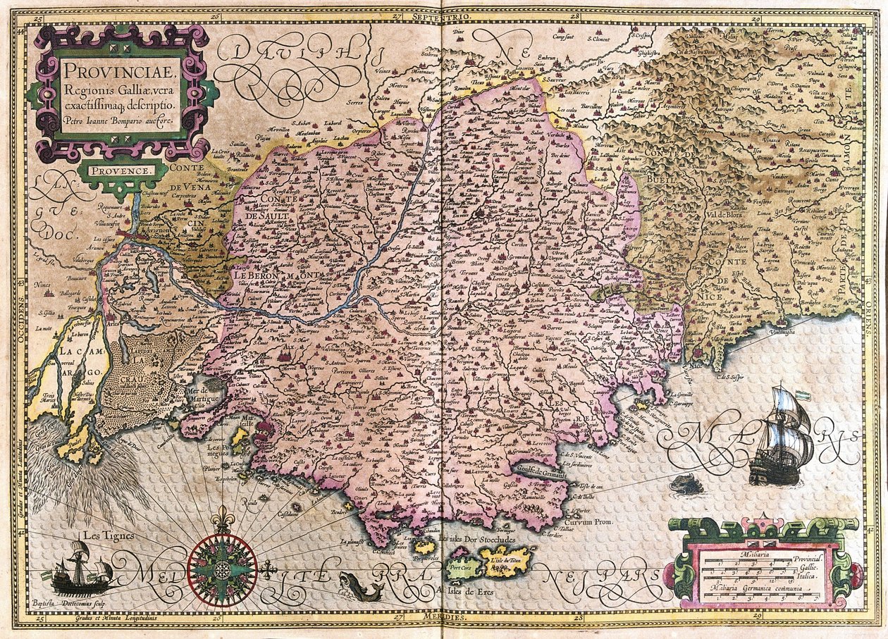 Francie (rytina od Gerardus Mercator