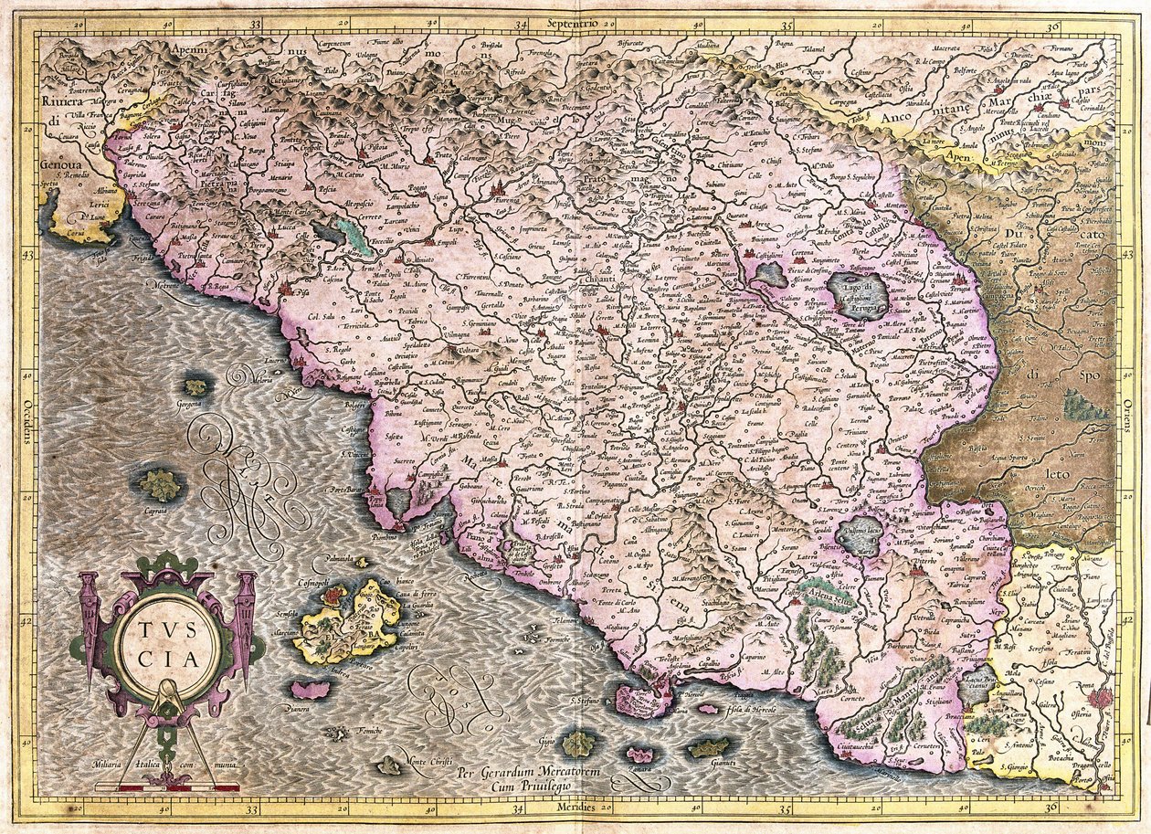 Závěsný od Gerardus Mercator