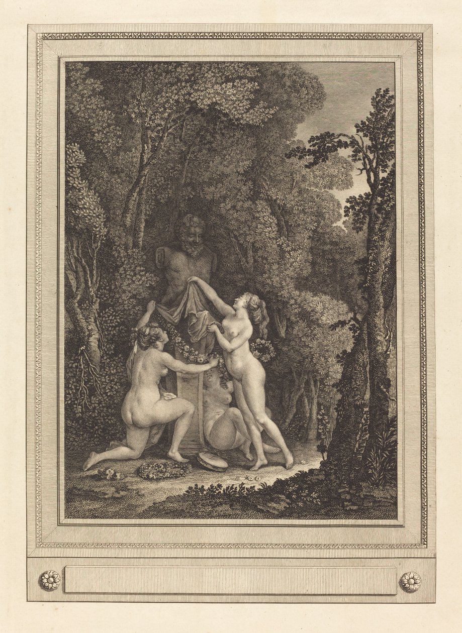 The Scrupulous Nymphs, 1784. od Geraud Vidal