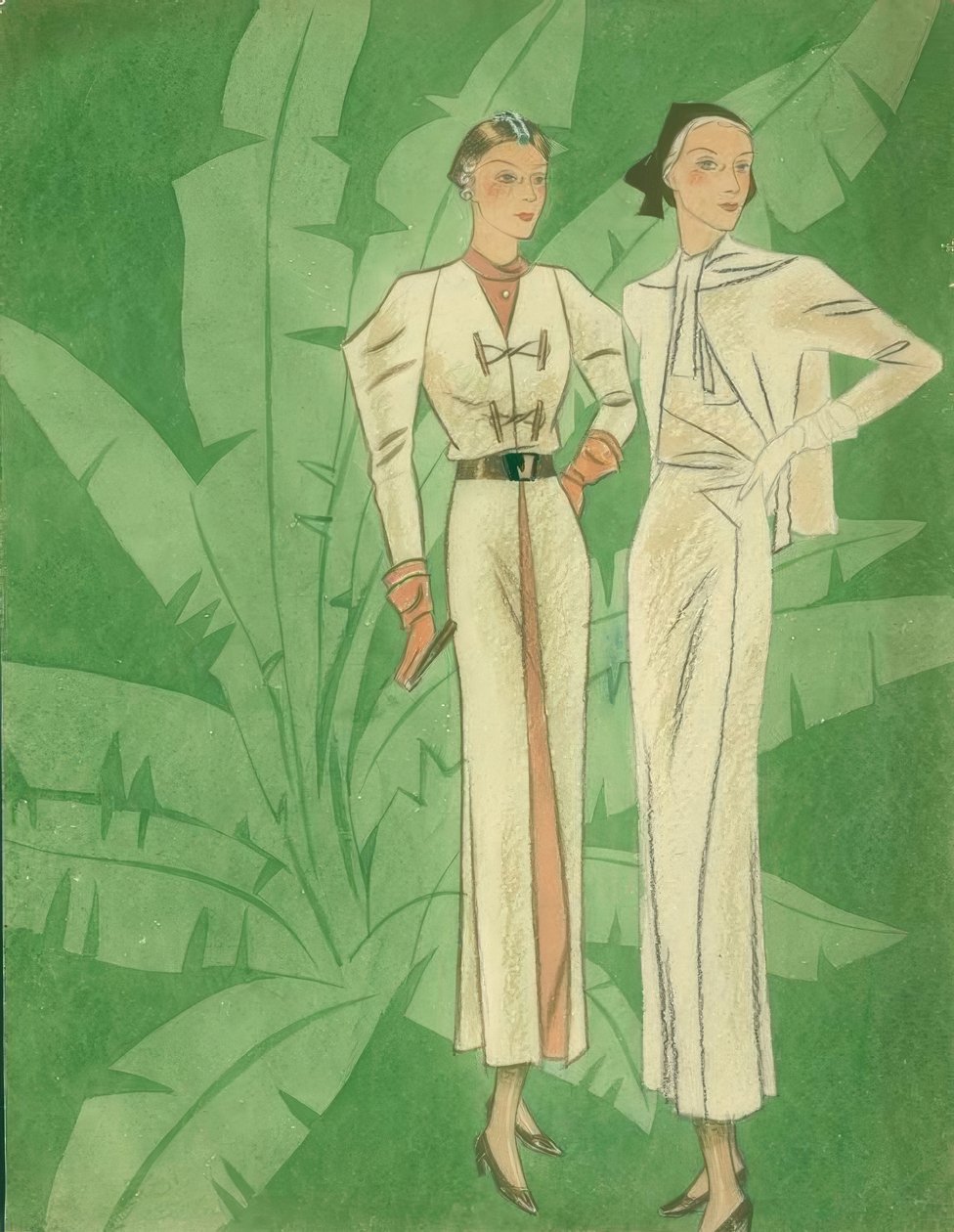 Dámská móda 1934 / šaty / Gerd Hartung od Gerd Hartung