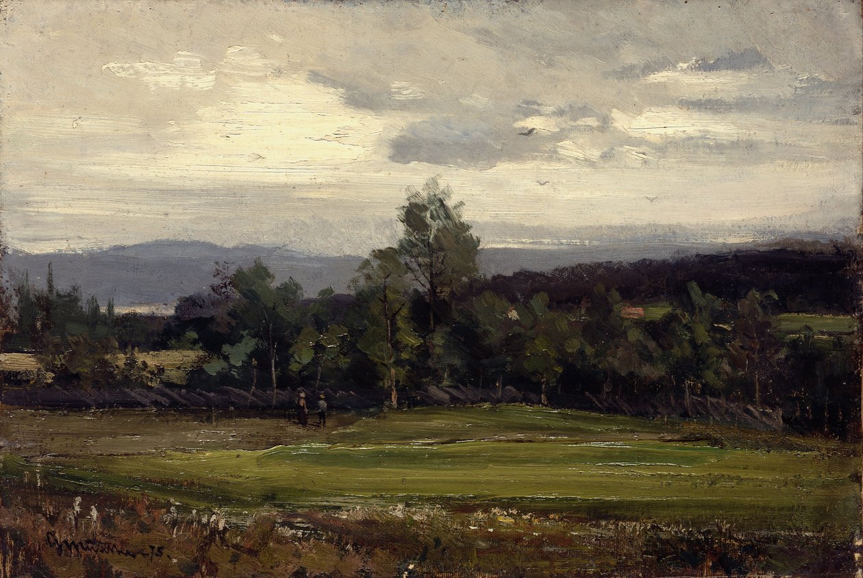 Pole v Hedmark v létě od Gerhard Peter Frantz Vilhelm Munthe