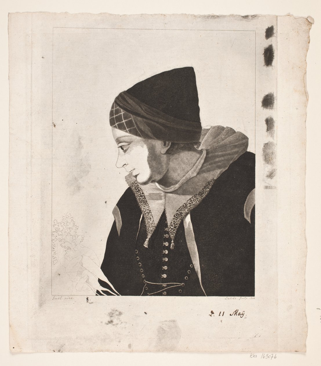 Amagerská dívka od Gerhard Ludvig Lahde