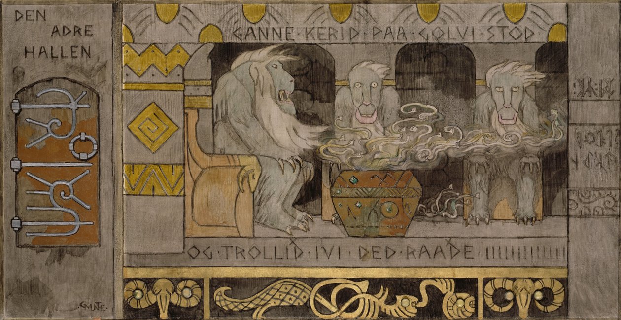 Druhý sál od Gerhard Peter Frantz Vilhelm Munthe