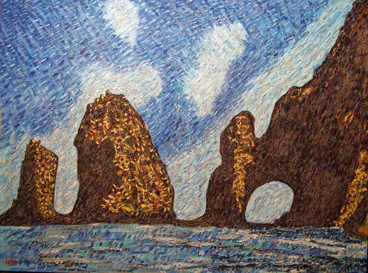 Cabo Arch, 2018 (olej na plátně) od Gerhardt Isringhaus