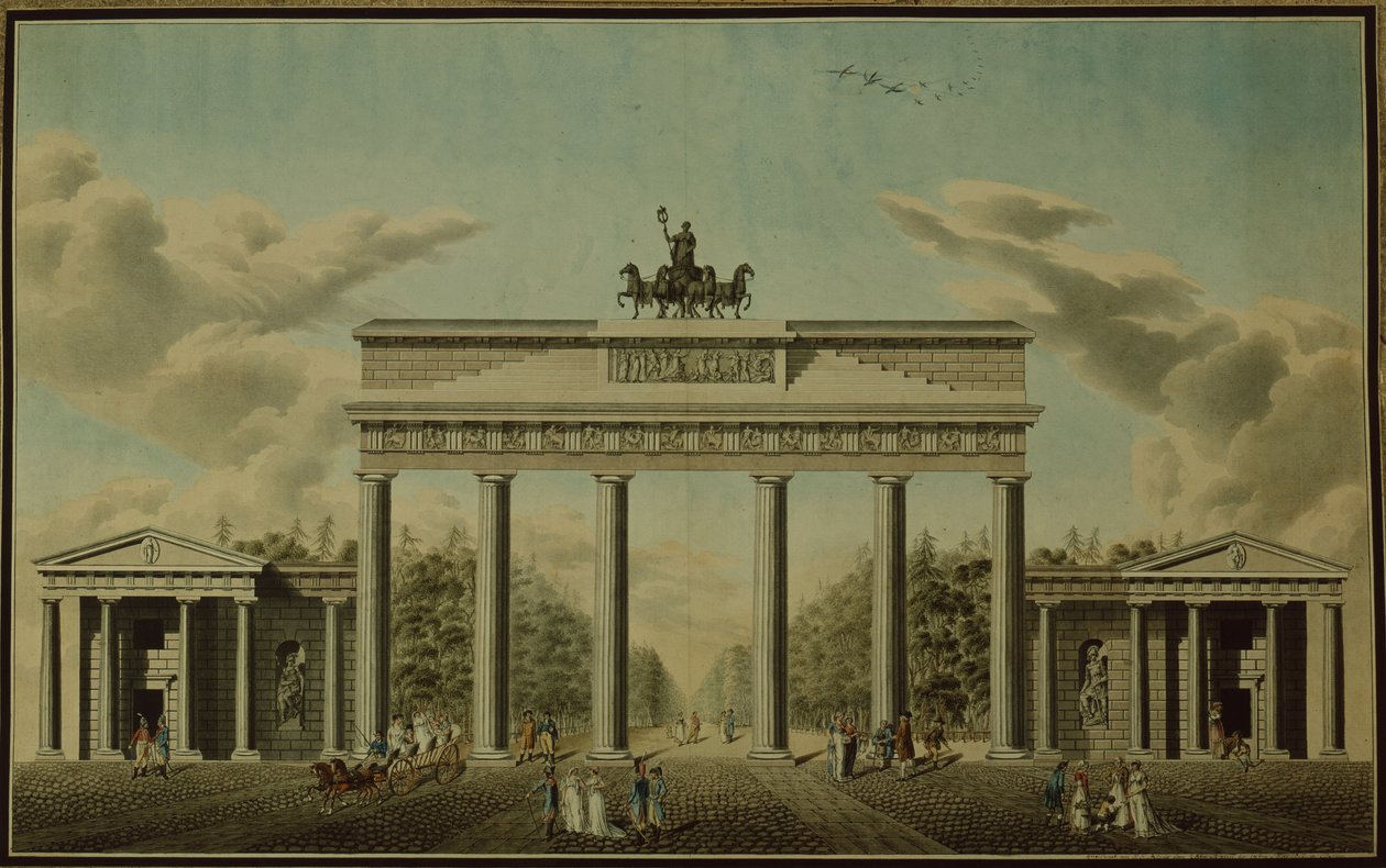 Braniborská brána, 1812 od German School