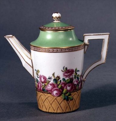 Konvička na kávu, Berlín, cca 1790-1800 (porcelán) od German School