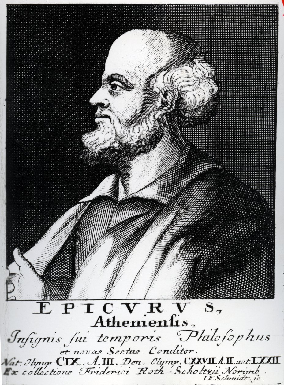 Epicurus, ryl Johann Fredrich Schmidt od German School