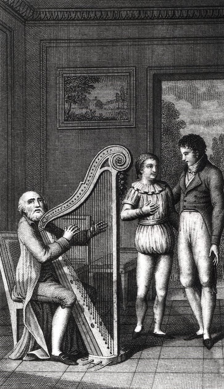 Ilustrace z knihy "Wilhelm Meister