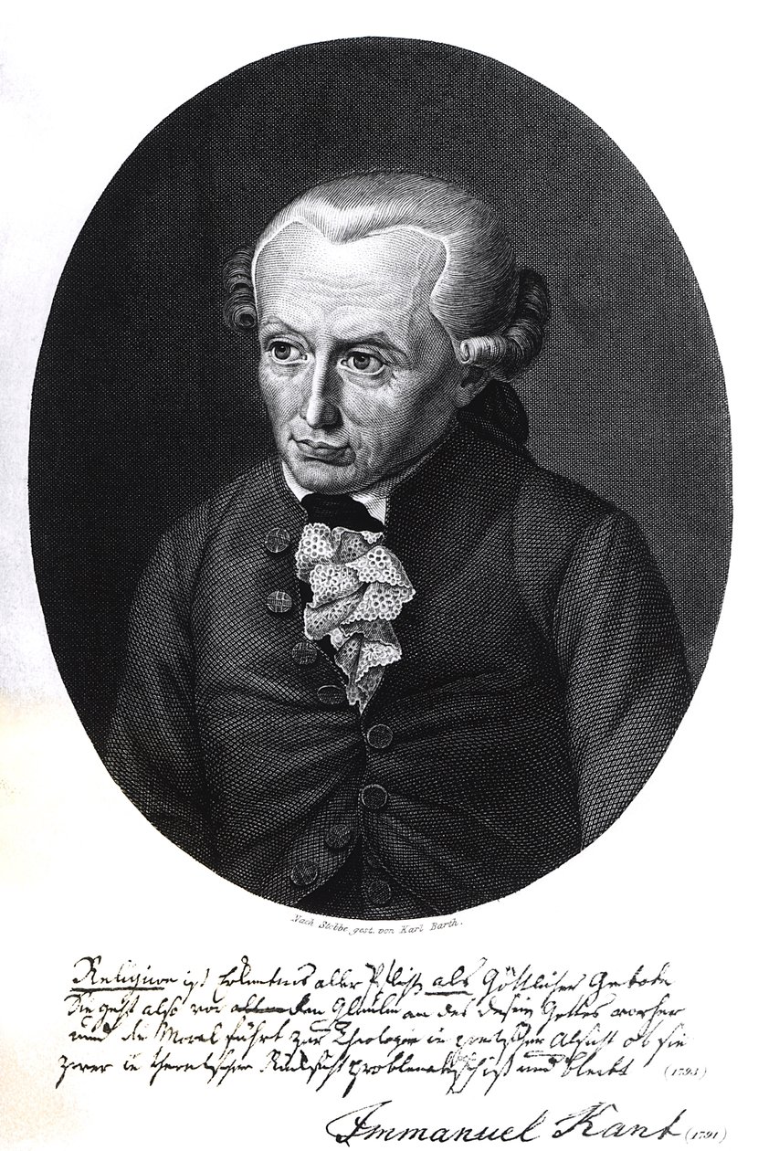Portrét Emmanuela Kanta (1724-1804) od German School