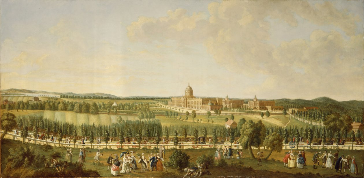 Pohled na Nový palác od German School