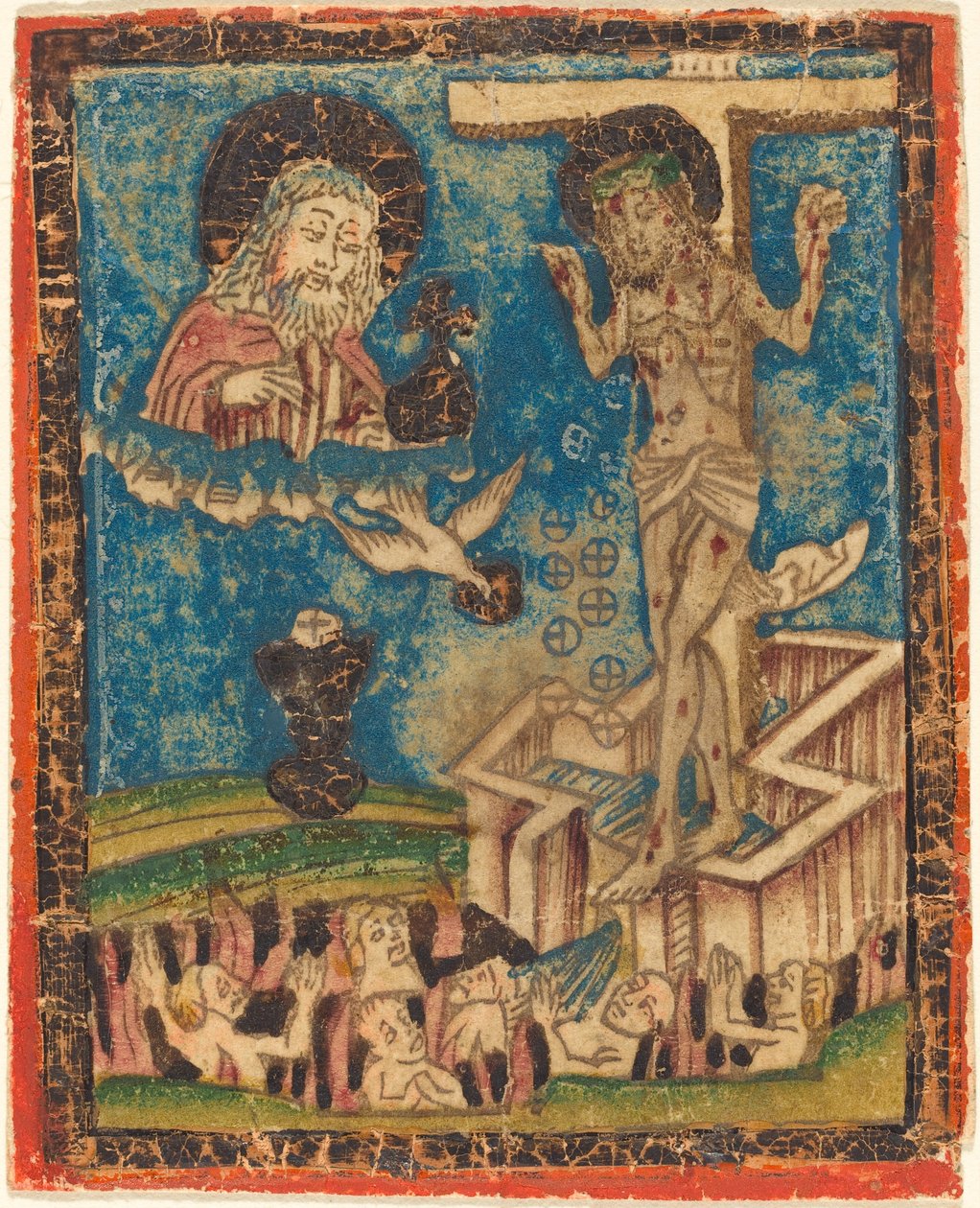 Alegorie eucharistie od German 15th Century