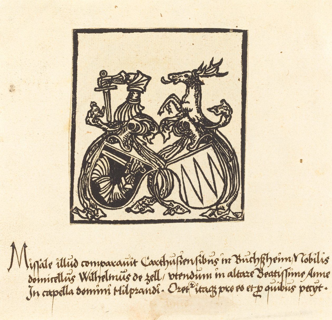 Knihovna Wilhelma von Zell od German 15th Century