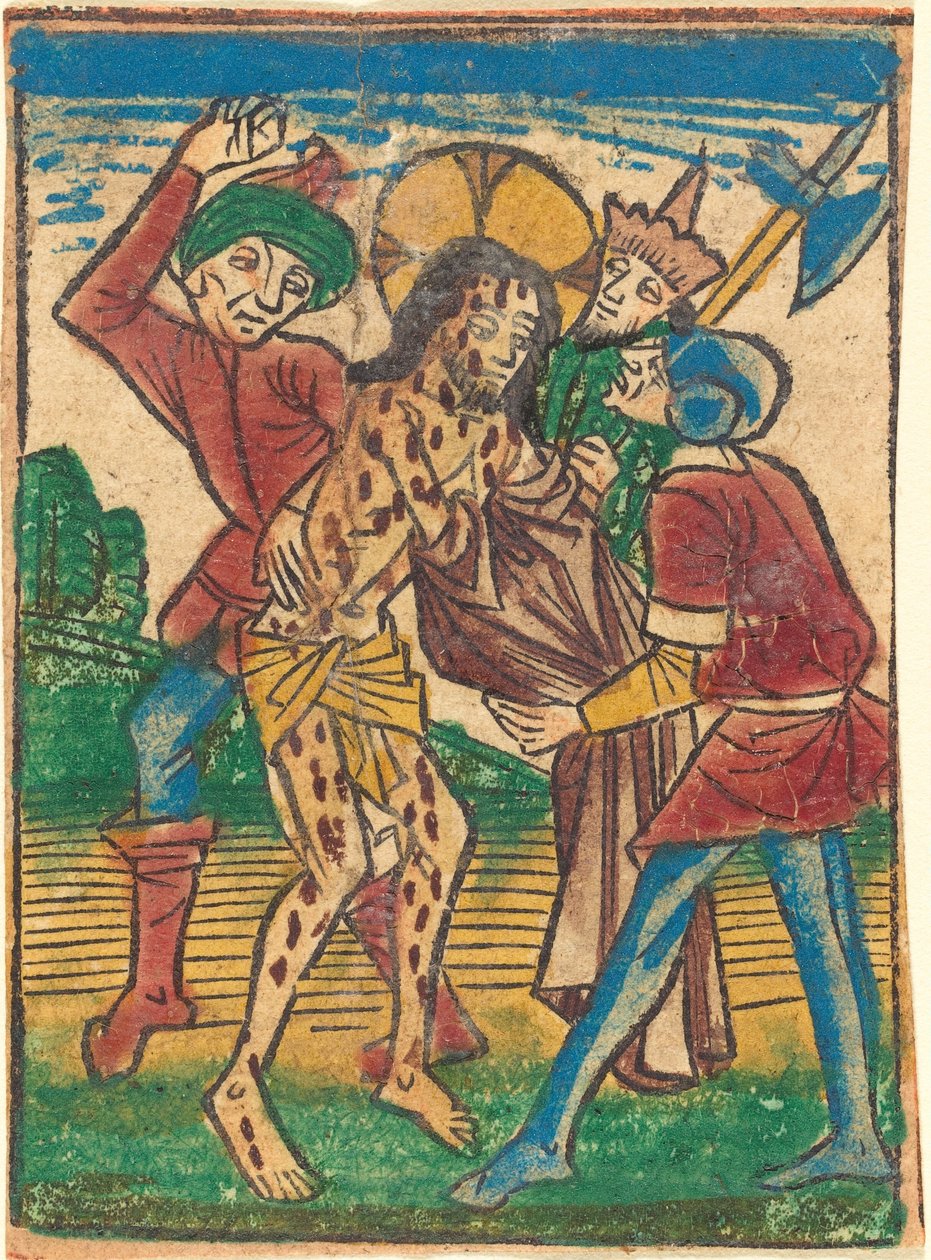 Kristus svlékl od German 15th Century