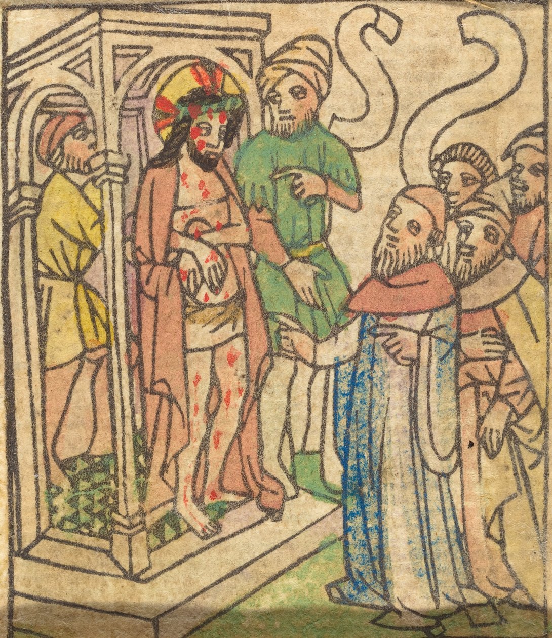 Ecce Homo [verso] od German 15th Century