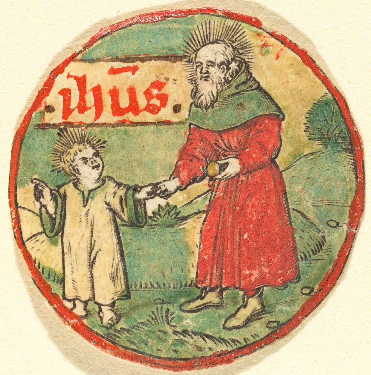 Josef a Ježíšek od German 15th Century