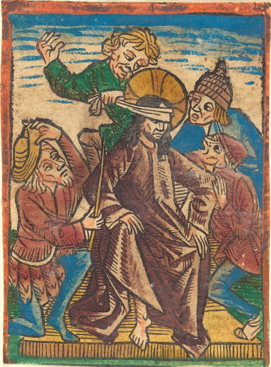 Zesměšňování Krista od German 15th Century