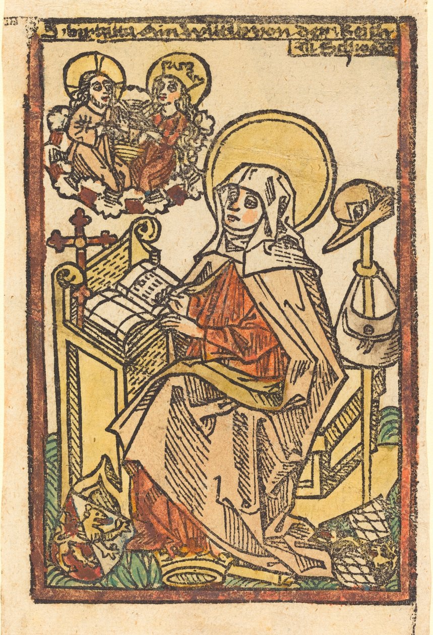 Svatá Brigita od German 15th Century