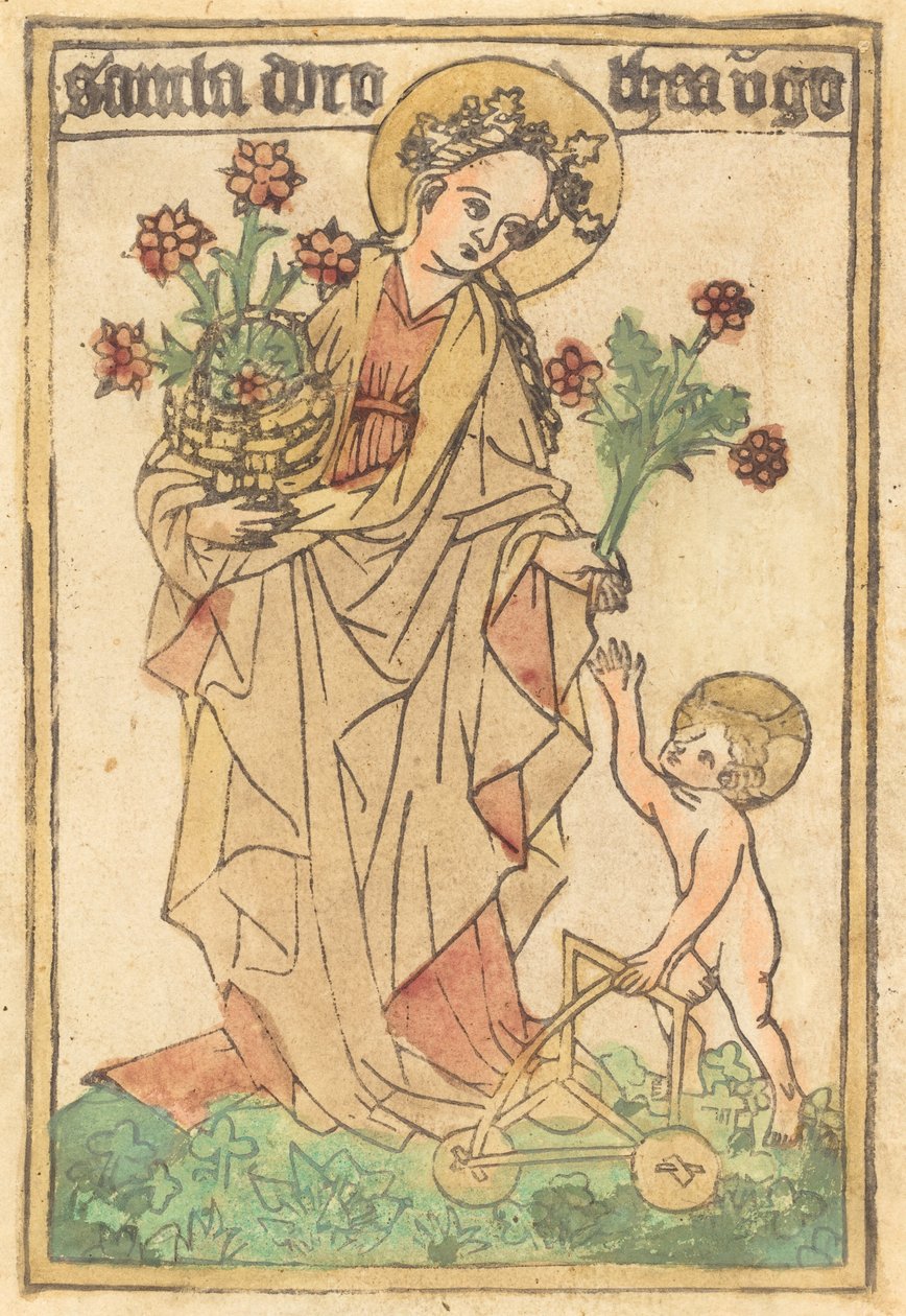 Svatá Dorota od German 15th Century