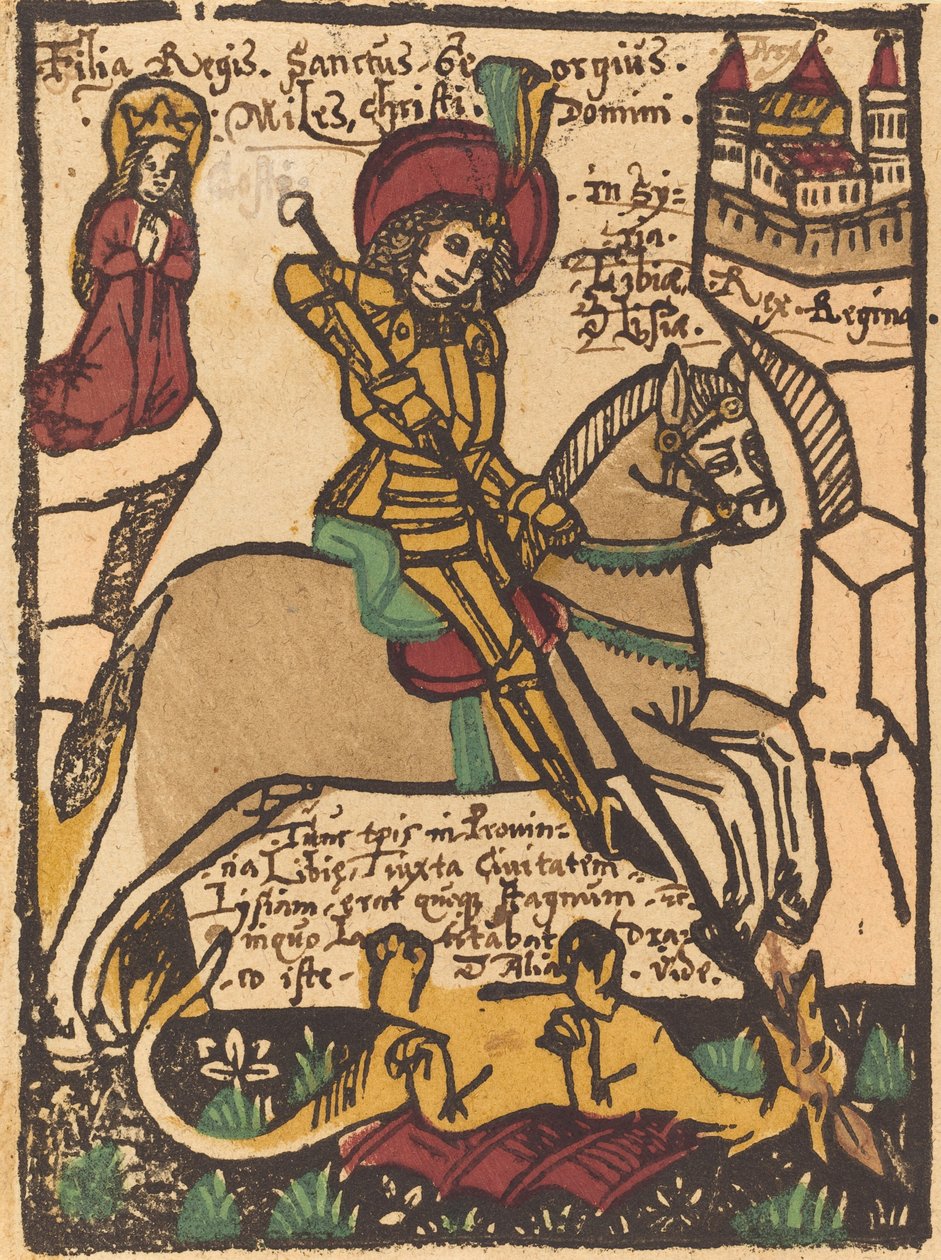 Svatý Jiří od German 15th Century