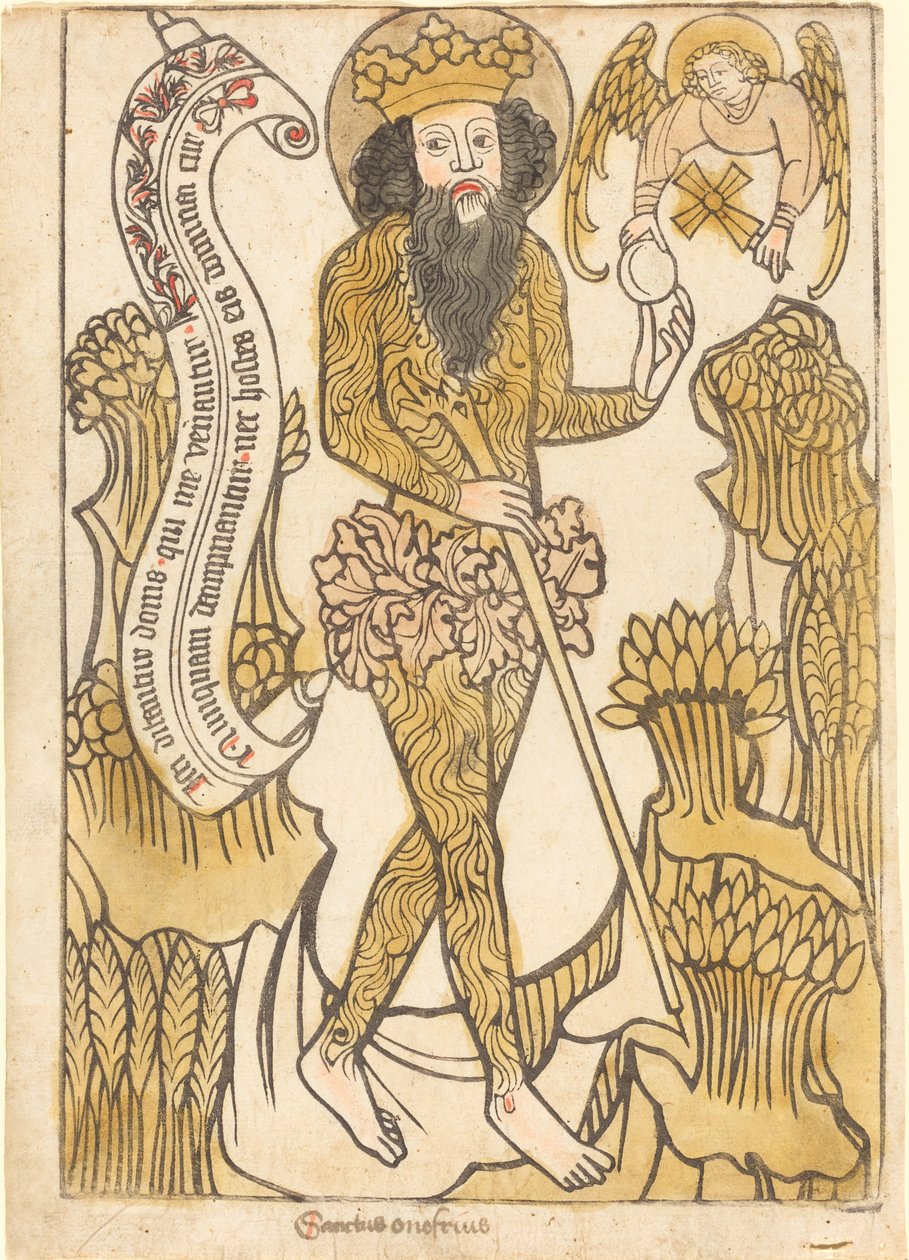 Svatý Onuphrius od German 15th Century