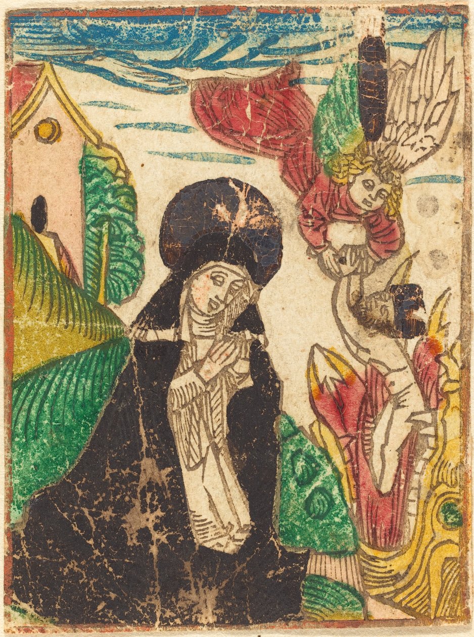 Svatá Ottilie od German 15th Century