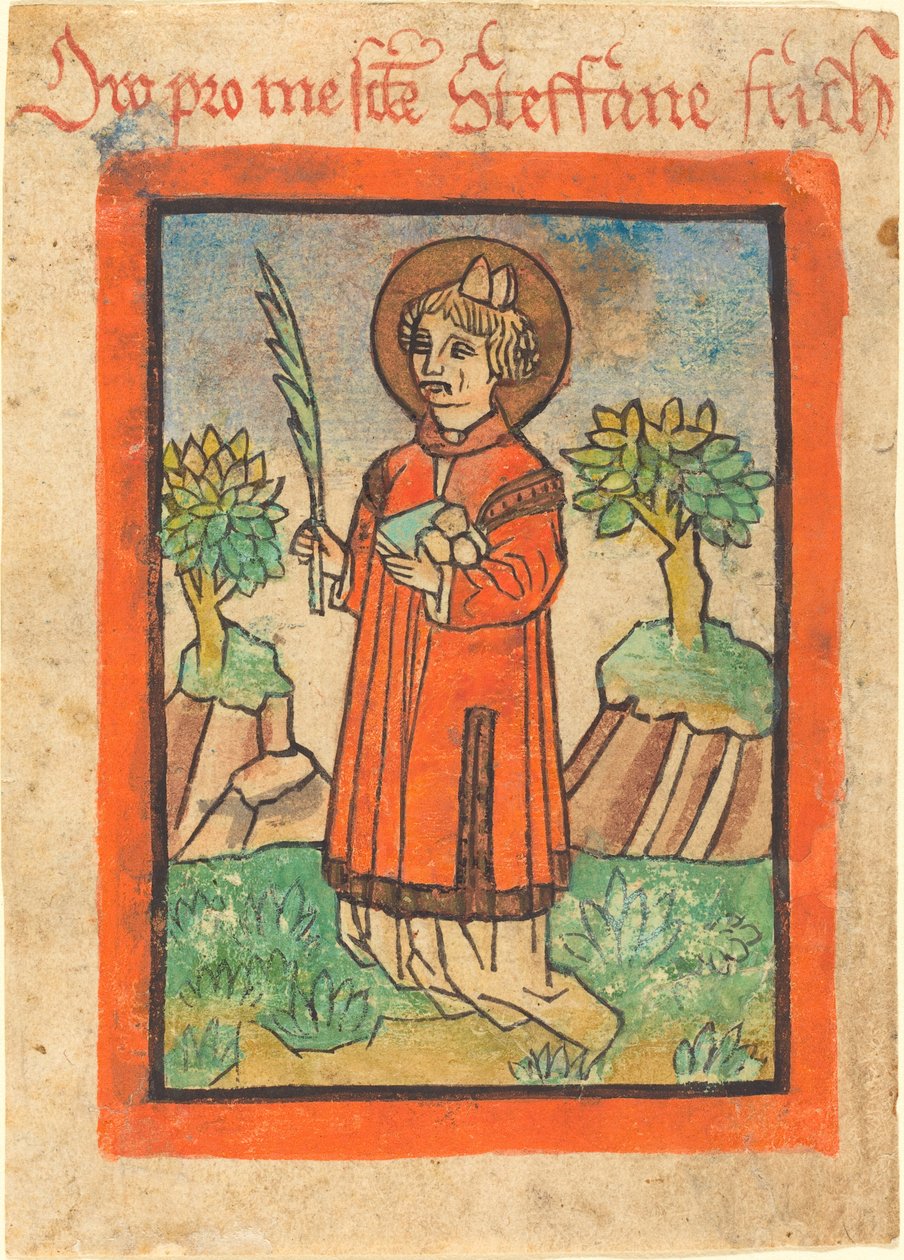 Svatý Štěpán od German 15th Century