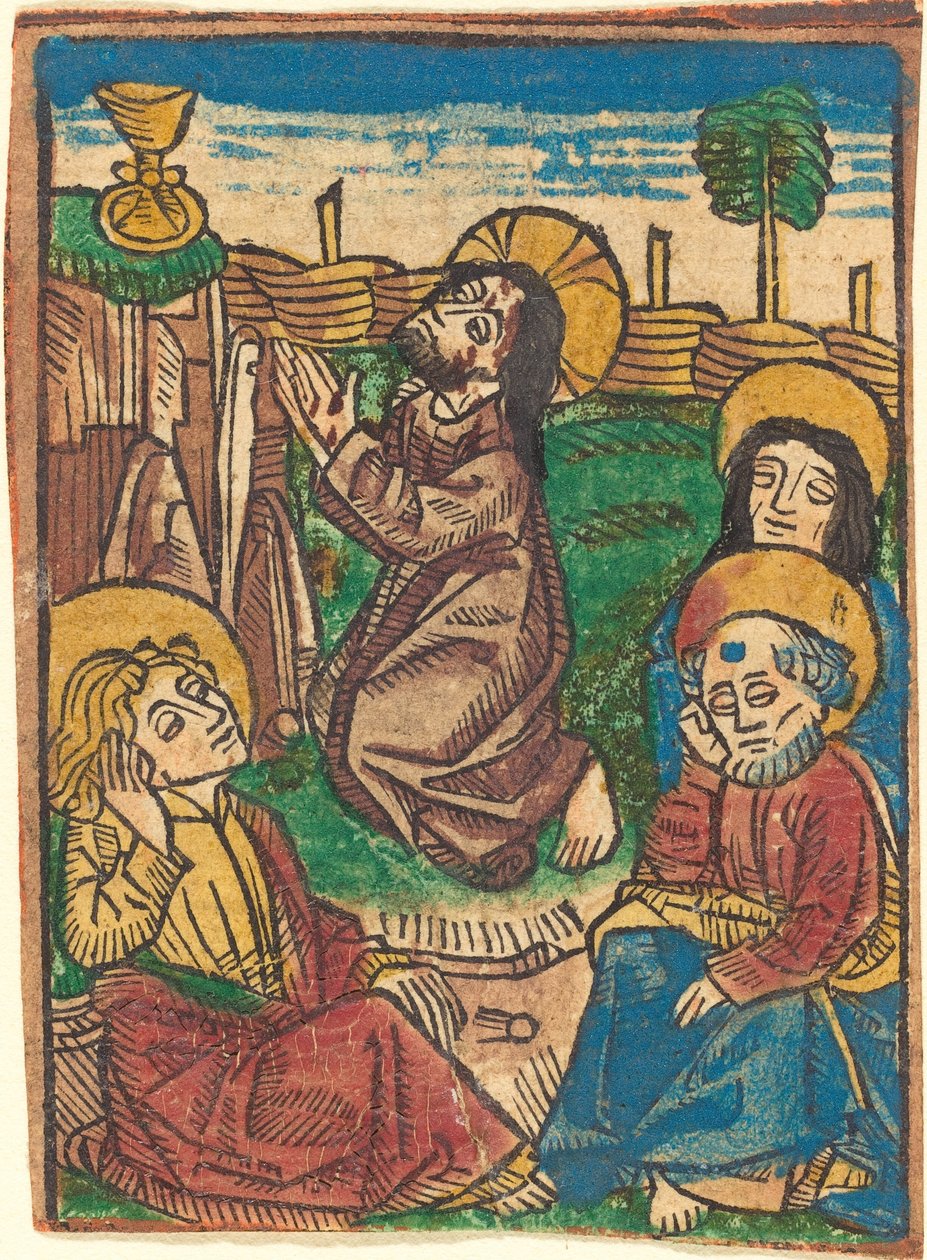 Agónie v zahradě od German 15th Century