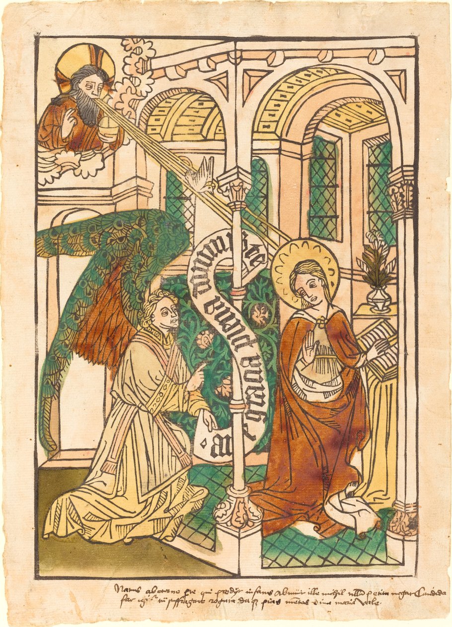Zvěstování od German 15th Century