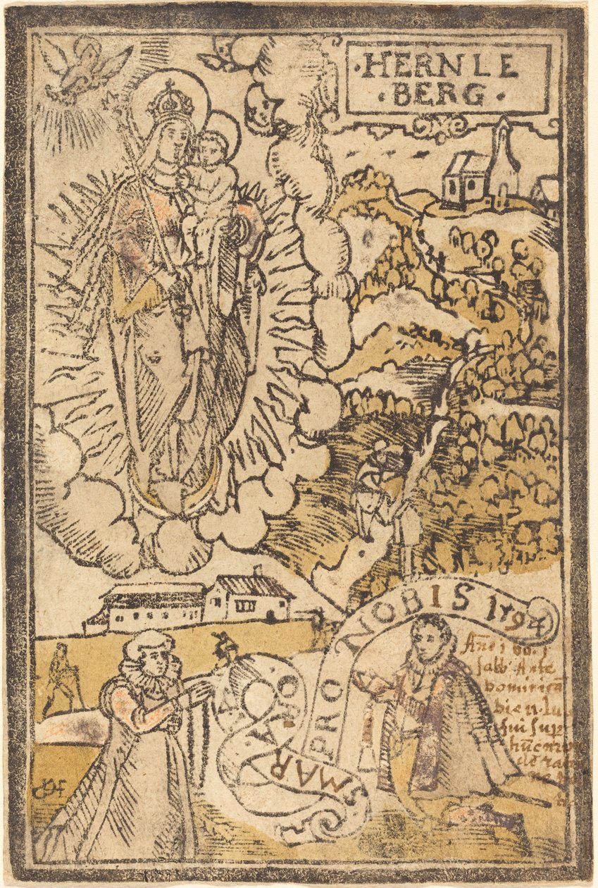 Madona z Hernlebergu od German 16th Century