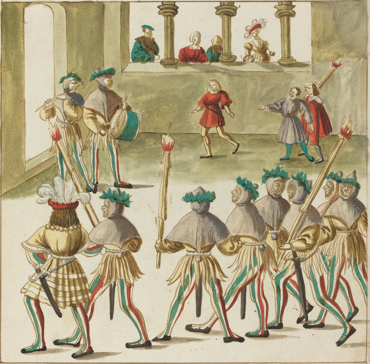 Maškaráda od German 16th Century