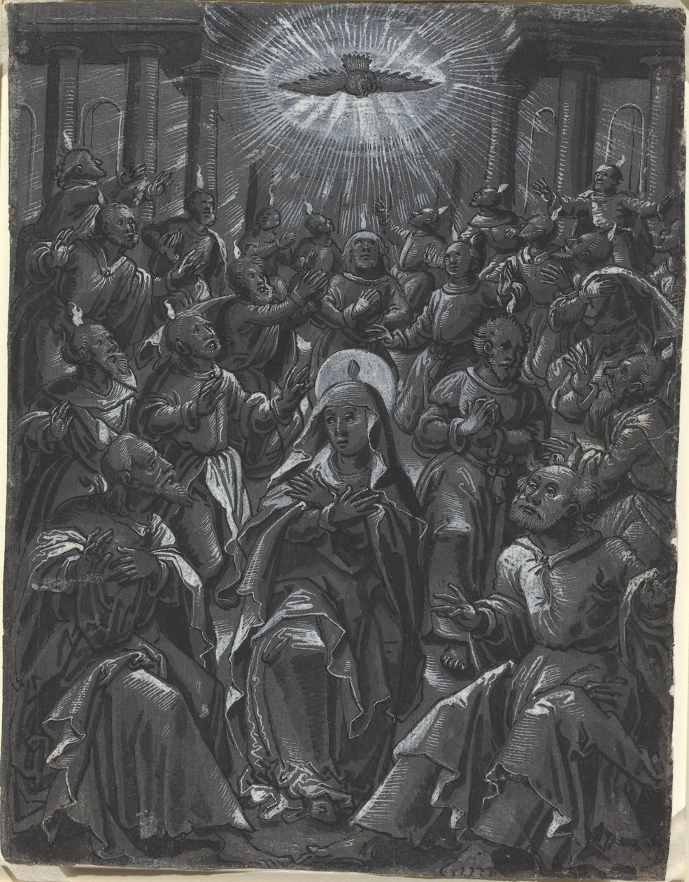 letnice [recto] od German 16th Century