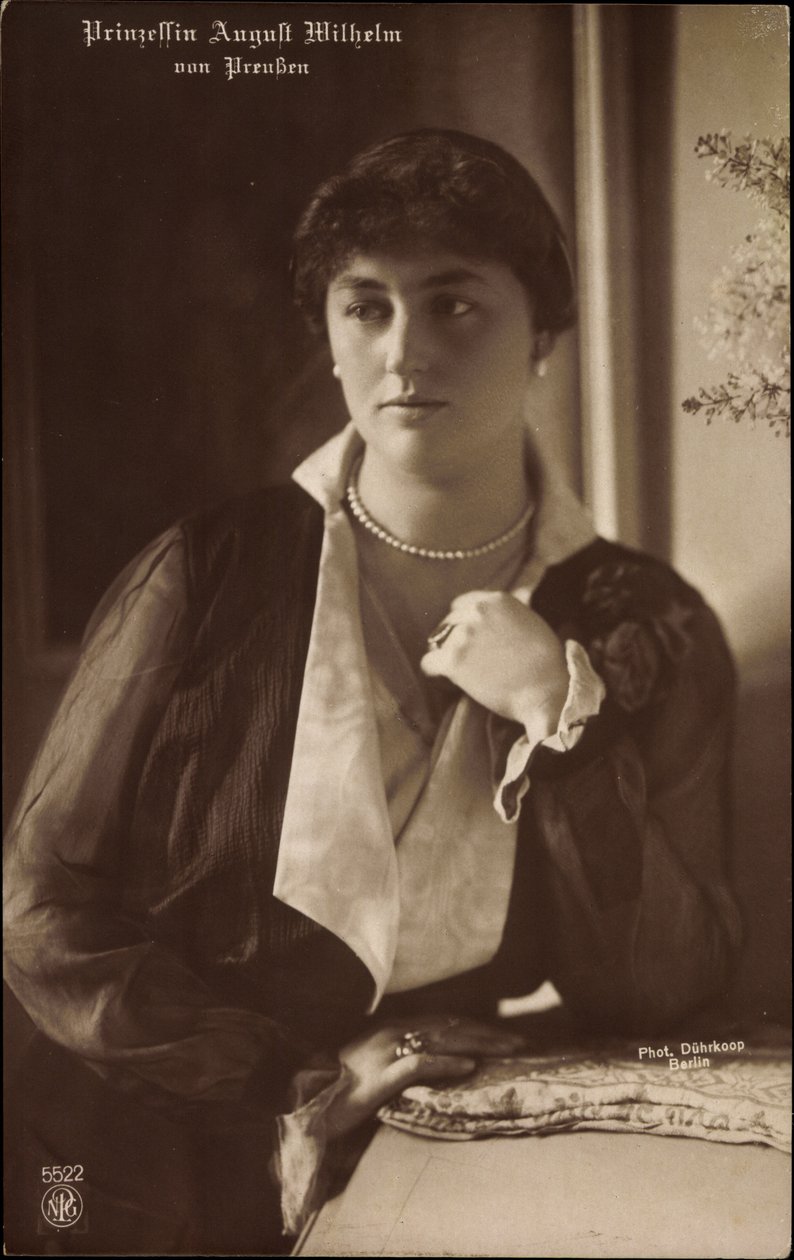 Princezna Augusta Viléma Pruského, NPG 5522 od German Photographer