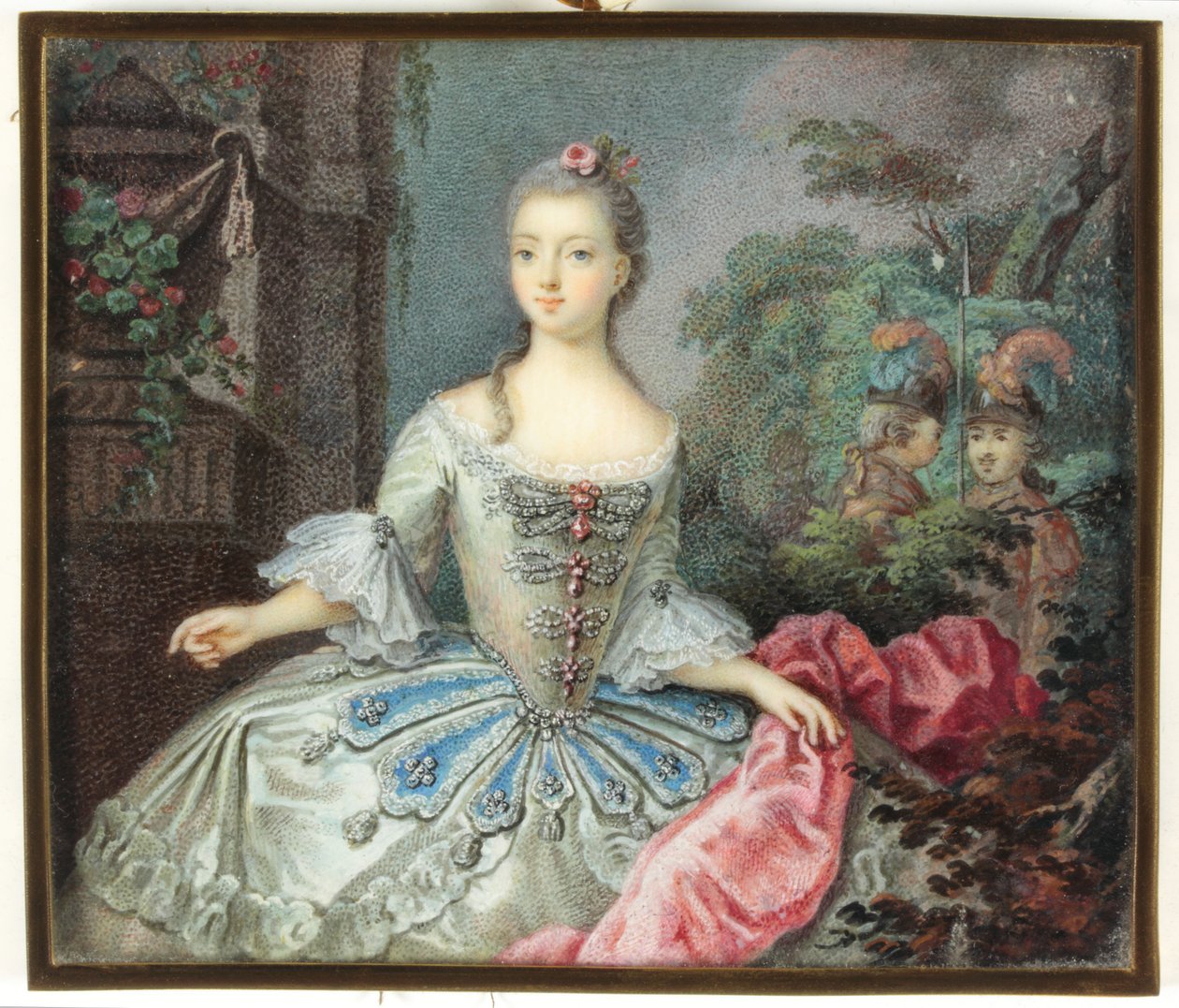 Dáma jménem Madame Adelaide (smalt) od German School