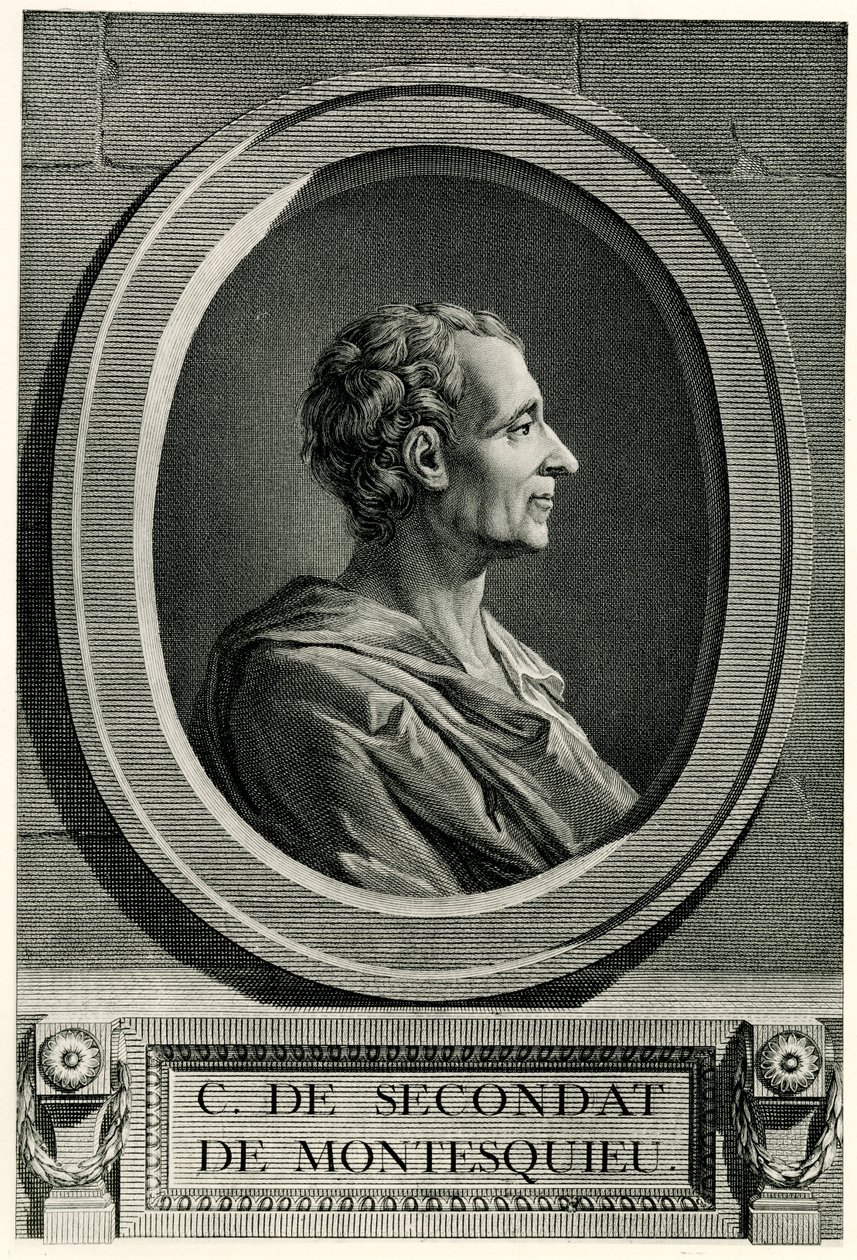 Charles de Secondat z Montesquieu od German School