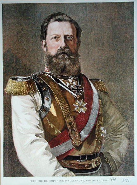 Frederick III (1831-88) 1888 (barevné lito) od German School