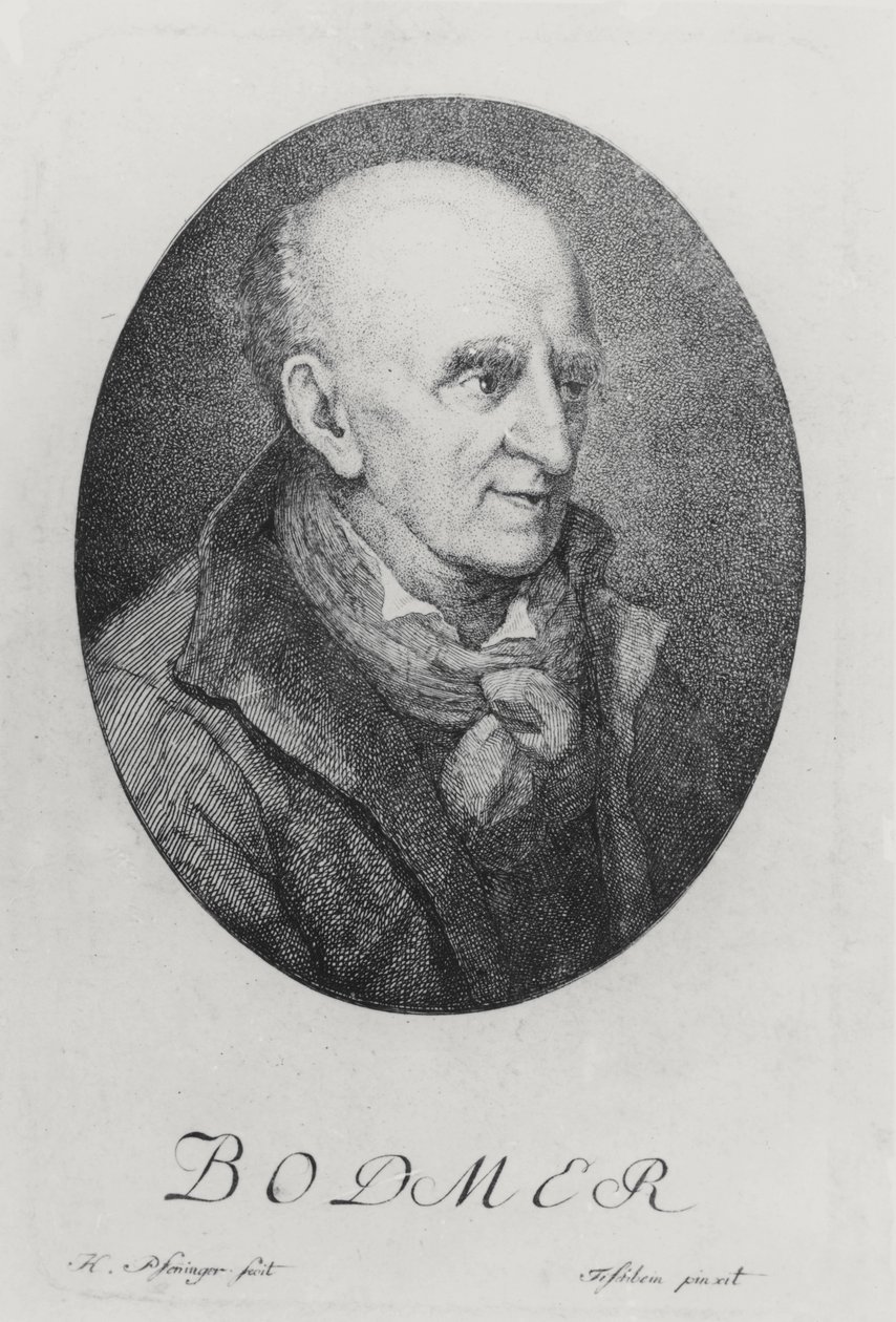 Johann Jacob Bodmer (rytina) od German School