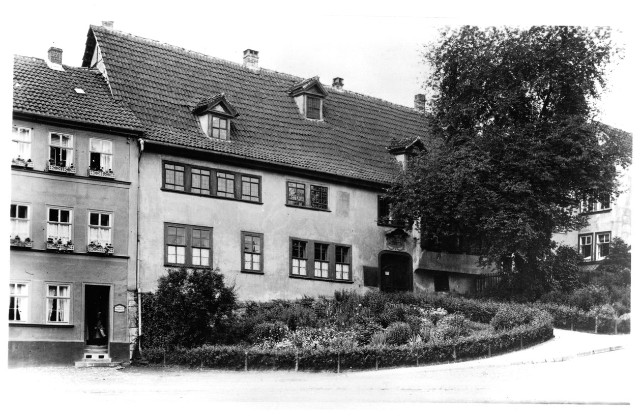 Dům Johanna Sebastiana Bacha (1685-1750). od German School