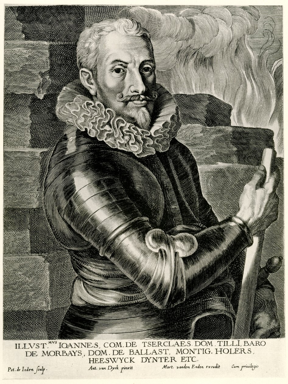 Johann Tserclaes Graf von Tilly od German School