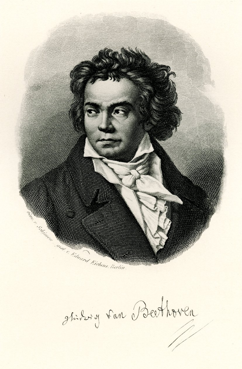 Ludwig van Beethoven, 1884-90 od German School