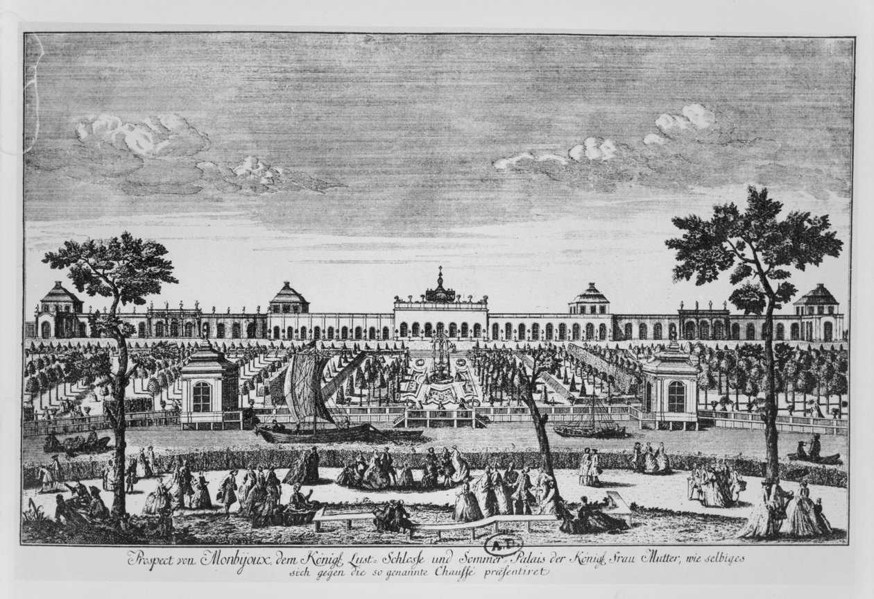 Palác Monbijou, Charlottenburg, Berlín od German School