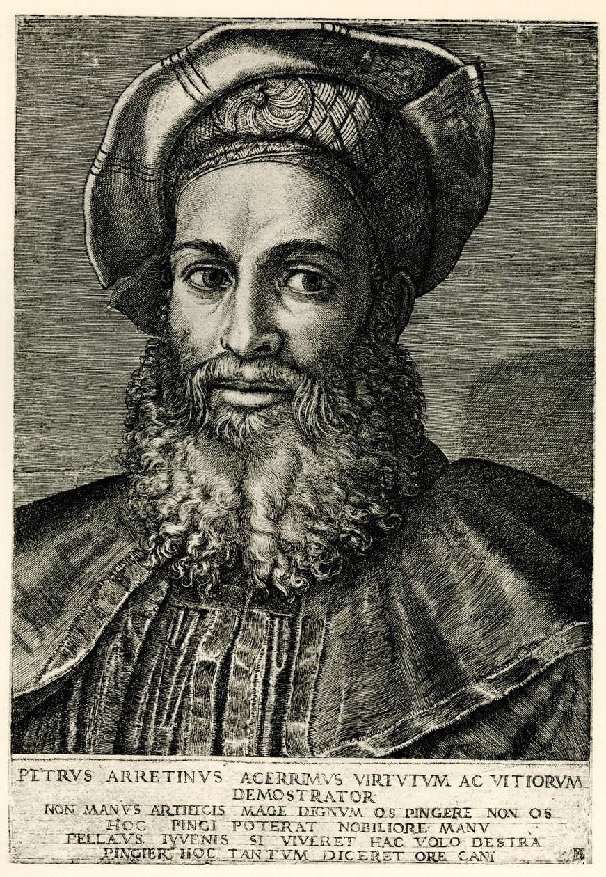 Pietro Aretino od German School