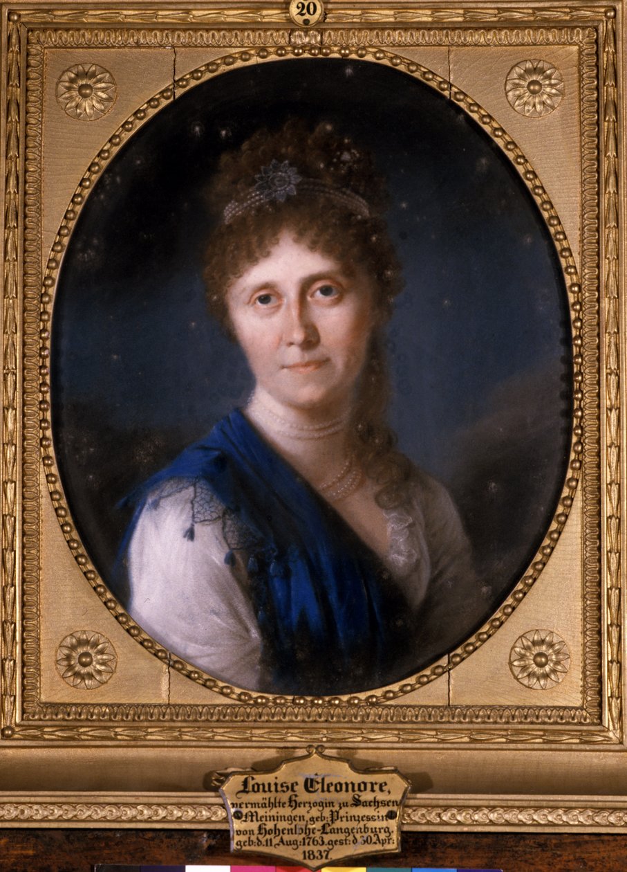 Portrét Louise Eleonore, 1800 od German School