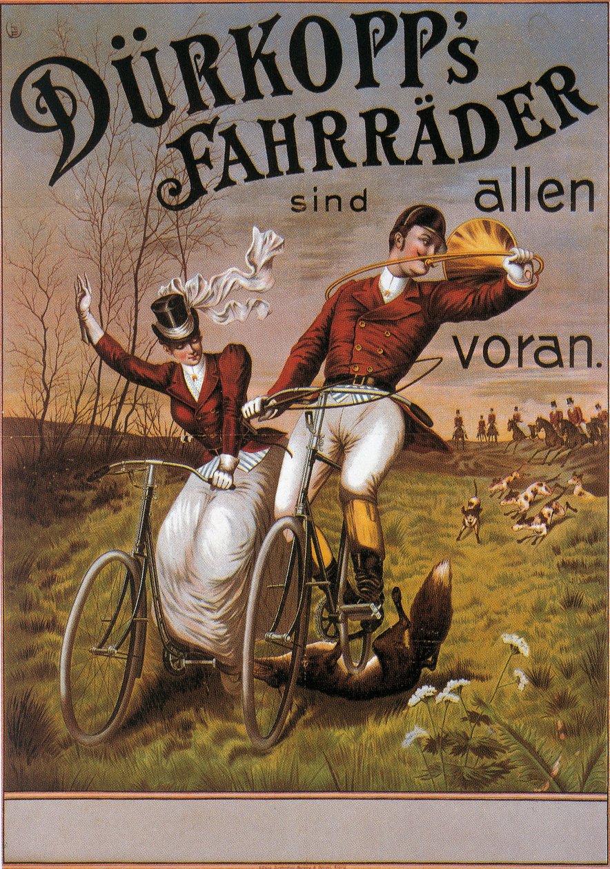 Plakát s reklamou na kola 