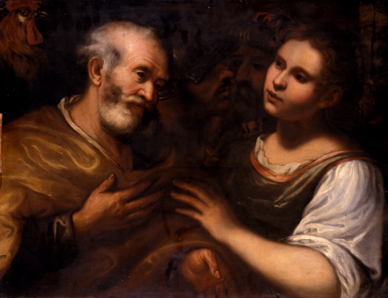 Svatý Petr a Máří Magdalena, kolem roku 1600 od German School
