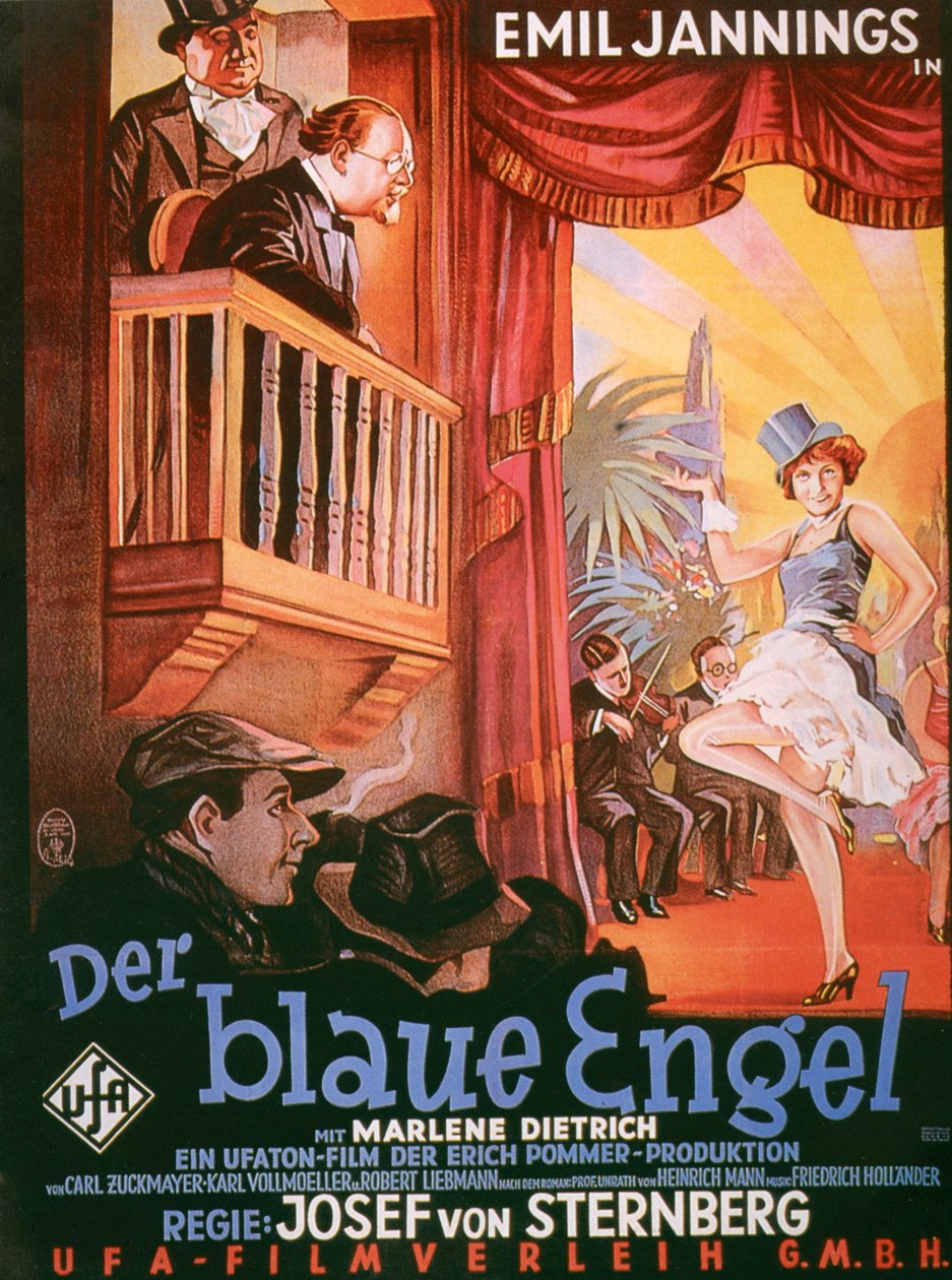 Filmový plakát Modrý anděl od German School