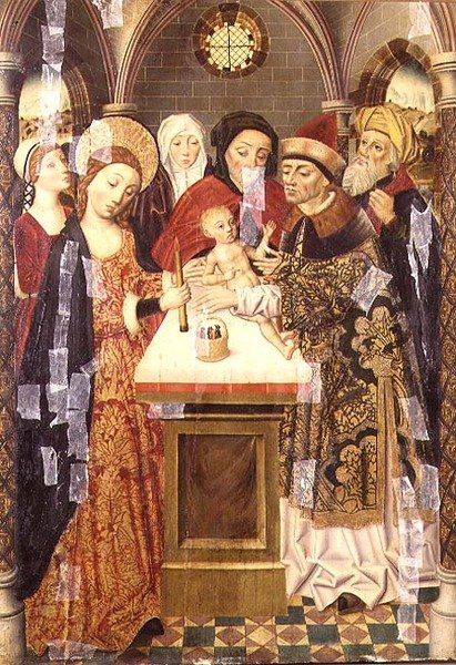 Prezentace v chrámu, c.1480 od German School